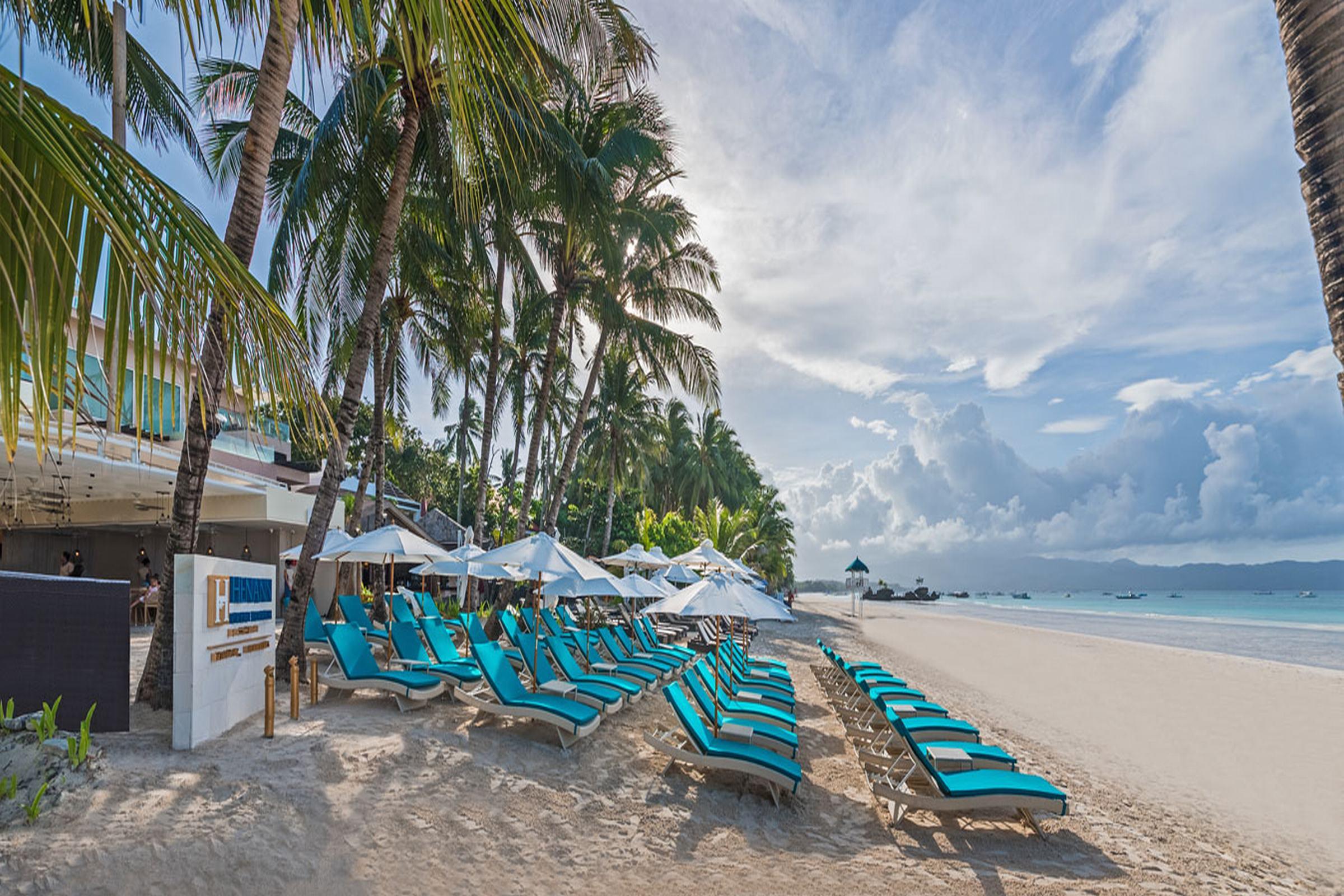 Henann Prime Beach Resort Balabag  Exteriér fotografie Beach at the Shangri-La Resort